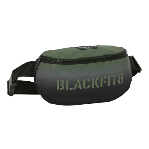 Vista 2 de Riñonera BlackFit8 Gradient Negro Verde militar 23 x 14 x 9 cm