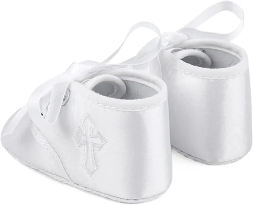 Vista 5 de Zapatos de bautizo con suela premium para bebés y niños pequeños
