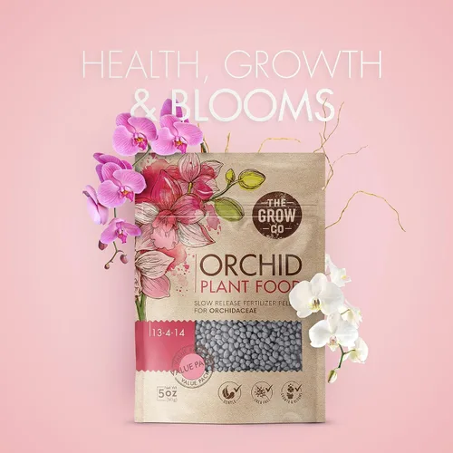 Vista 6 de Alimento para plantas de orquídeas (5 oz, más de 50 aplicaciones) – Gránulos de fertilizante estimulante de floración para orquídeas en macetas