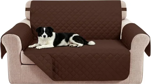 Vista 37 de Fundas para Silla Reclinable Reversibles Funda de Sofá para Mascotas Protector de Muebles Lazy Boy (Silla 23'', Beige/Beige)