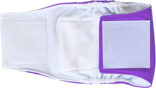 Vista 3 de Pañales envolventes reusables para perros machos, banda para barriga para cachorros lavable, Teamoy