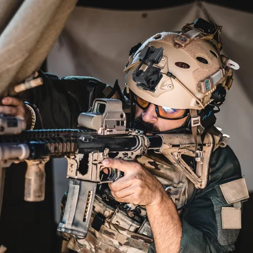 Vista 5 de Gexmil Soporte CNC para gafas de visión nocturna PVS15/18, montaje de metal para casco L4G24 NVG