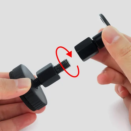 Vista 4 de LveSunny 4 topes de cabecera para pared, tapones ajustables para cabecero, tapón de ruido de cama para cabecero, sofá, parachoques de pared de cama