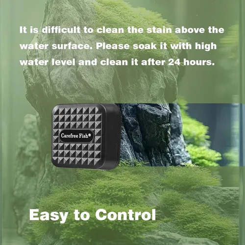 Vista 6 de Carefree Fish Acuario Super Fuerte Mini Limpiador Magnético para Peces de Vidrio Pequeño Cepillo de Algas No Flotante