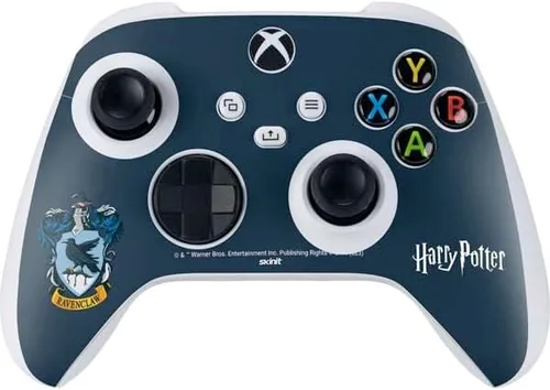 Vista 19 de Skinit Calcomanía para juegos compatible con el controlador Xbox Series S – Diseño oficial de Wizarding Worlds Harry Potter Deathly Hallows Symbol