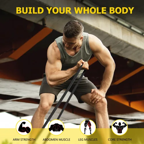 Vista 5 de Pull Up Bands, Resistance Bands, Pull Up Assistance Band Exercise Bands for Men & Women Working Out, Body Stretching, Physical Therapy, Muscle