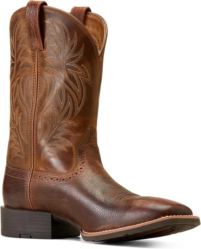 Vista 5 de Ariat Botas vaqueras deportivas con punta cuadrada ancha para hombre