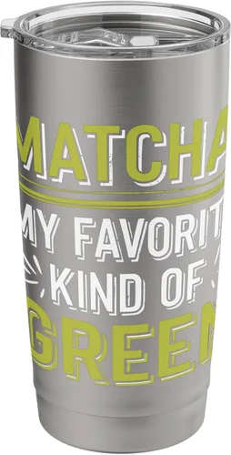 Vista 8 de Matcha Green Tea Lover Japón Matcha Tea Drinker Vaso aislado de acero inoxidable