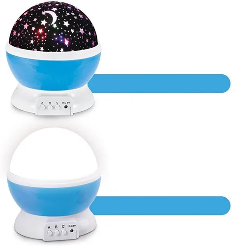 Vista 9 de Proyector de estrellas, luz nocturna, luz nocturna romántica súper brillante, luz de estrellas, proyector de sueños de estrellas LED coloridas