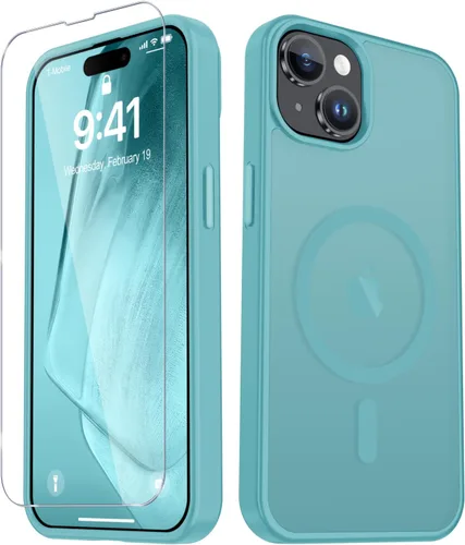 Vista 1147 de Funda para Google Pixel 10 Pro XL, cubierta magnética mate, color negro Fit for MagSafe, Screen Protector included, Shockproof Military Grade