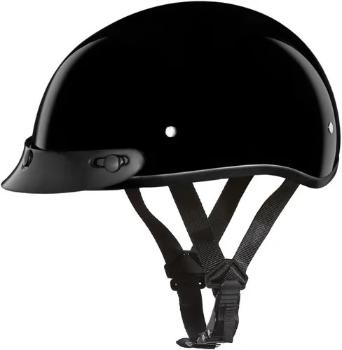 Vista 19 de Casco de Motocicleta Medio Casco - Ligeros y Elegantes, Aprobados por el Departamento de Transporte (DOT) para Adultos - Perfectos para Hombres