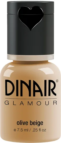 Vista 29 de Dinair Base de maquillaje con aerógrafo Marrón oscuro GLAMOUR: Natural, Cobertura ligera, Mate 1/4oz
