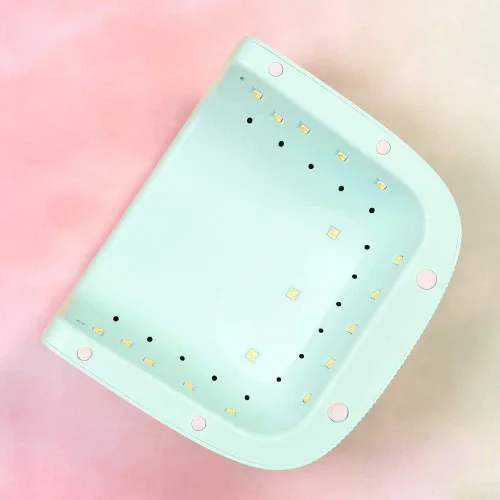 Vista 2 de KADS Lámpara de uñas LED UV de 48 W, secador de luz UV, secado profesional, mini luz LED de esmalte de uñas, lámpara de curado, manicura de gel Verde
