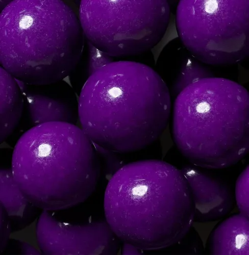 Vista 2 de Bayside Candy Bolas de chicle grandes de 1 pulgada - Colección de chicles de colores - Máquina de chicles - Bolas de chicle negras de 1 pulgada