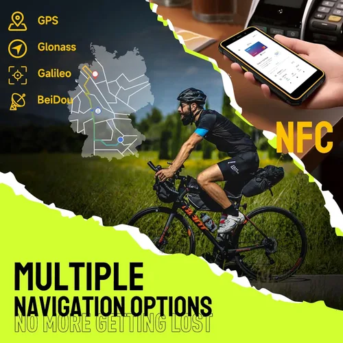 Vista 8 de Ulefone Armor X12 Pro - Teléfono inteligente resistente, teléfonos impermeables desbloqueados, Octa-core Android 15, 8 GB+64 GB, Dual SIM Global 4G