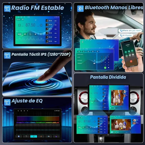 Vista 7 de Naifay 8Core 4G+64G Android 13 Estéreo de coche para Ford F150 2009 2010