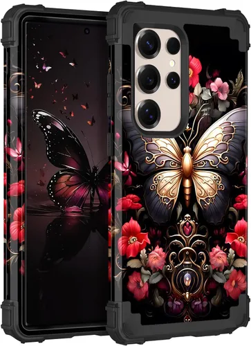 Vista 103 de Casetego Funda para Galaxy A16 5G, Tres Capas de Alta Resistencia Robusta a Prueba de Golpes, Protección Completa Rugosa de PC Duro + Parachoques