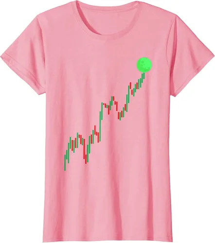 Vista 76 de Cute Stock Trading Design for Men Women Stock Market Trader T-Shirt Asphalt Grey