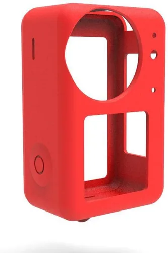 Vista 8 de Compatible with DJI Action 3 Anti-Scratch Camera Silicone Case Protective Case Silicone Case for DJI Action 3 Anti-Scratch Camera Accessories Blue