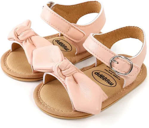 Vista 70 de Sandalias de verano para bebés, niñas y niños, unisex, antideslizantes, suela suave, transpirable, para primeros pasos, zapatos de playa al aire