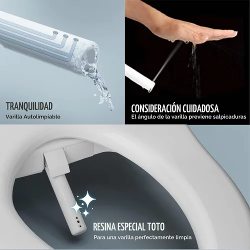Vista 4 de TOTO® WASHLET® KC2 Asiento electrónico para bidé con asiento calefactado y tapa de cierre suave, redondo, blanco algodón - SW3023#01