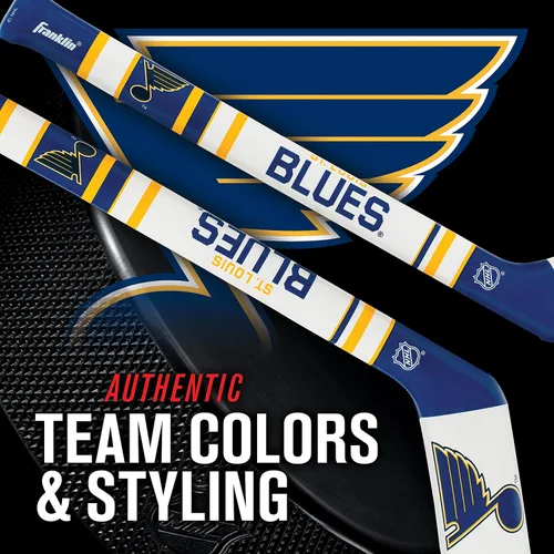 Vista 6 de Franklin Sports NHL Team juego de palos de hockey blandos mini - Palo y pelota de espuma de mini hockey blandos del equipo NHL - Gran juguete