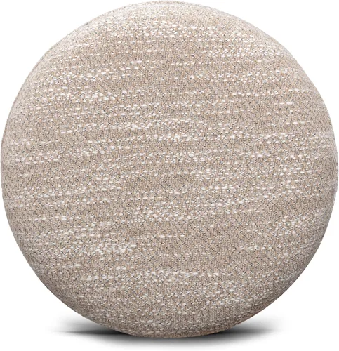 Vista 4 de Tov Furniture Tomlin - Otomana acanalada para juegos beige