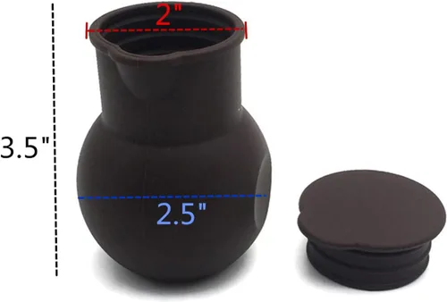 Vista 2 de 6 piezas de olla de silicona para derretir chocolate, salsa de mantequilla, leche y microondas, herramienta de vertido para hornear