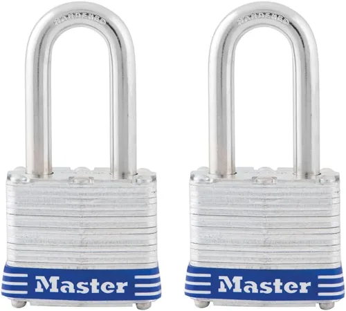 Vista 10 de Master Lock 3DLF- Candado de argolla larga, con 1-1/2 pulgadas. Argolla