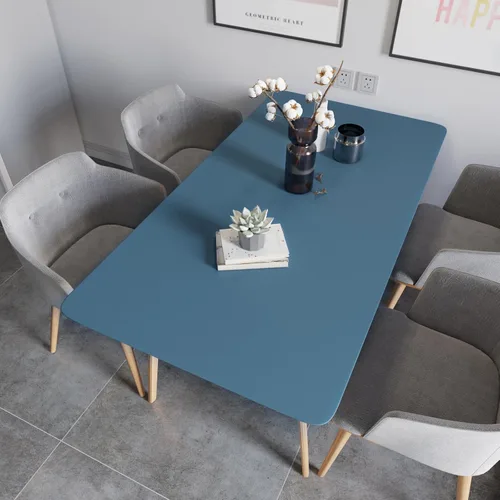 Vista 4 de Stickyart Papel tapiz azul oscuro para despegar y pegar, papel adhesivo azul para armarios, cajones, cocina, dormitorio, papel tapiz autoadhesivo