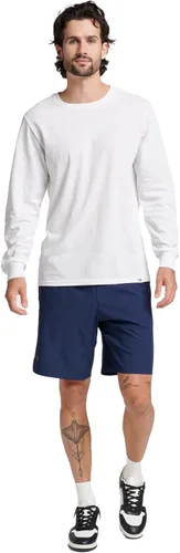 Vista 2 de Russell - Camiseta de manga larga de algodón para hombre