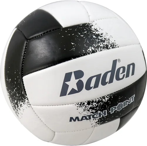 Vista 5 de Baden Match Point - Voleibol de cuero sintético acolchado para recreación al aire libre, patio trasero + pelota de campamento universitario