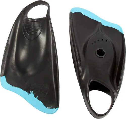 Vista 2 de Churchill Slashers - Aletas de entrenamiento de natación unisex, cola de delfín de goma natural para natación, buceo, surf, bodyboard, talla XL