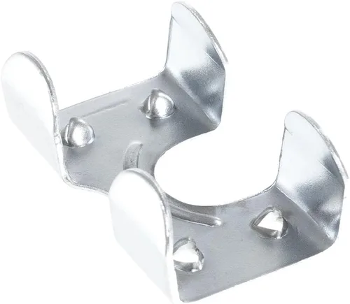 Vista 3 de Abrazaderas de cuerda doble chapadas en zinc resistentes para cables de 3/8 pulgadas, 1/2 pulgadas, 5/8 pulgadas y 1/4 pulgadas