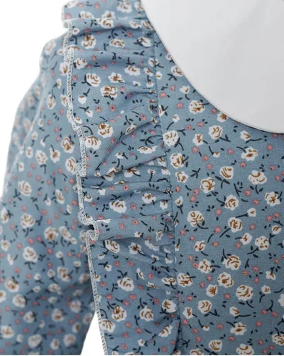 Vista 8 de Nuoqi Vestidos de pionera para niñas, disfraz colonial de Laura Ingalls Wilder