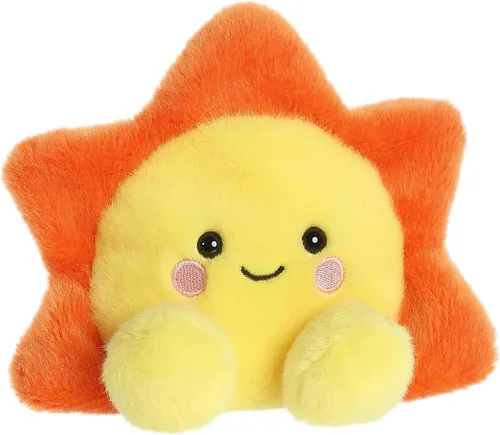 Vista 3 de Aurora® Adorable Palm Pals™ Rae Sun™ - Juego de bolsillo - Diversión coleccionable - Naranja 5 pulgadas