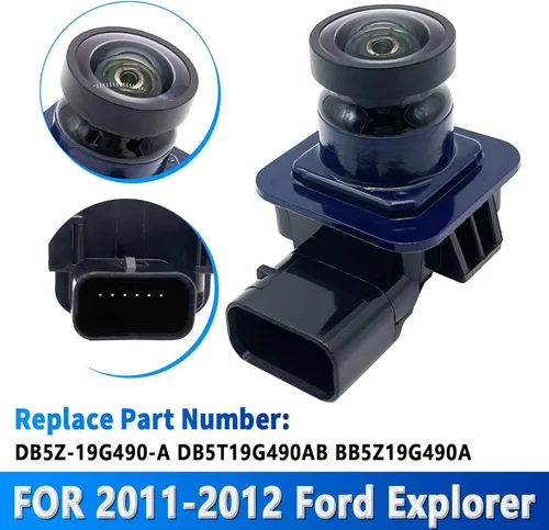 Vista 4 de Cámara de respaldo de cámara de visión trasera compatible con Ford Explorer 2011 2012 2013 2014 cámara de asistencia de parque inversa que reemplaza