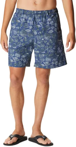 Vista 53 de Columbia Super Backcast - Pantalón corto de agua para hombre Impresión de tinte negro