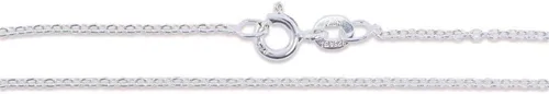 Vista 2 de Choose your clasp - Collar con cadena de cable de plata de ley de 1.2 mm