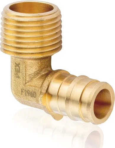 Vista 10 de Paquete de 2 accesorios HeSun PEX-A, codo de expansión de rosca NPT macho de 3/4 pulgadas PEX-A x 3/4 pulgadas, ASTM F1960098-2)