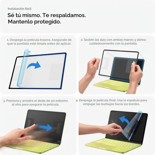 Vista 7 de Spigen Protector de Pantalla Vidrio Templado GlasTR Slim para Macbook Neo Vidrio templado 9H+, resistencia a los arañazos, GlasTR Slim, claridad