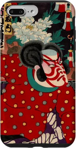 Vista 12 de Funda para iPhone 11 Pro Max Fierce Samurai japonés Kabuki Woodblock