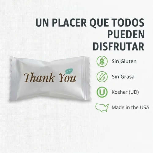 Vista 4 de Hospitality Mints Thank You Buttermints Caramelos, Bolsa de 26 Oz