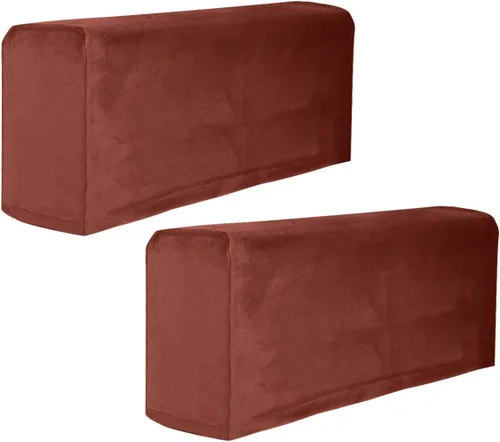 Vista 15 de Garneck 2 fundas de tela elástica para reposabrazos antideslizantes, de elastano, para sillón reclinable, protector de muebles, color beige