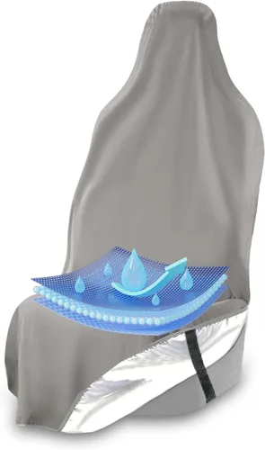 Vista 10 de EliteSport - Funda de asiento delantero, ajuste universal, impermeable, resistente al sudor, resistente al olor y lavable a máquina, protector