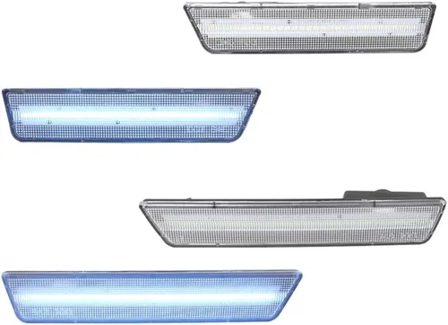 Vista 10 de juego completo de luces led amber transparentes compatibles con 2008 2009 2010 2011 2012 2013 2014 Dodge Challenger R/T Classic Rallye Redline SRT8