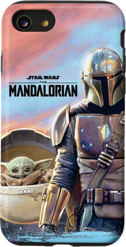 Vista 18 de Star Wars The Mandalorian The Child Painting - Carcasa para iPhone 17