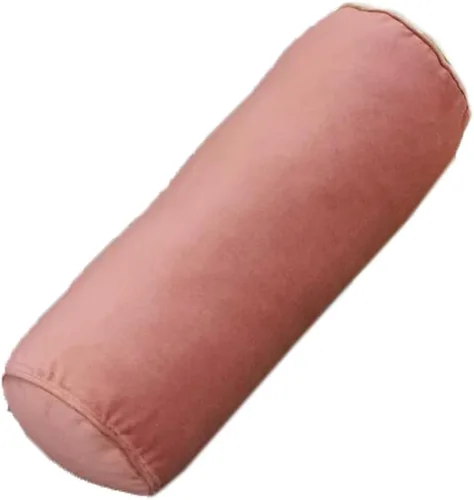 Vista 7 de Tingting's Dream Almohada larga de terciopelo liso para sofá, almohada cilíndrica para el cuello, almohada cervical redonda, cojín lumbar