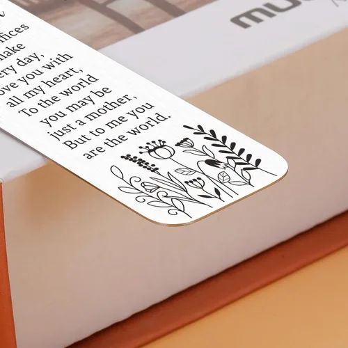 Vista 6 de Regalos para el día de la madre para mamá, regalos para mamá de hija hijo, regalos de agradecimiento para mamá, marcador de agradecimiento, feliz