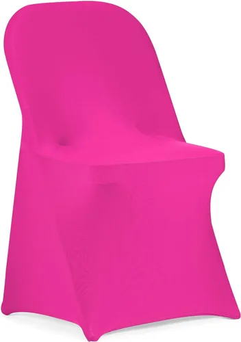 Vista 25 de Funda de silla Peomeise plegable, de elastano elástico para bodas, fiestas, banquetes, eventos